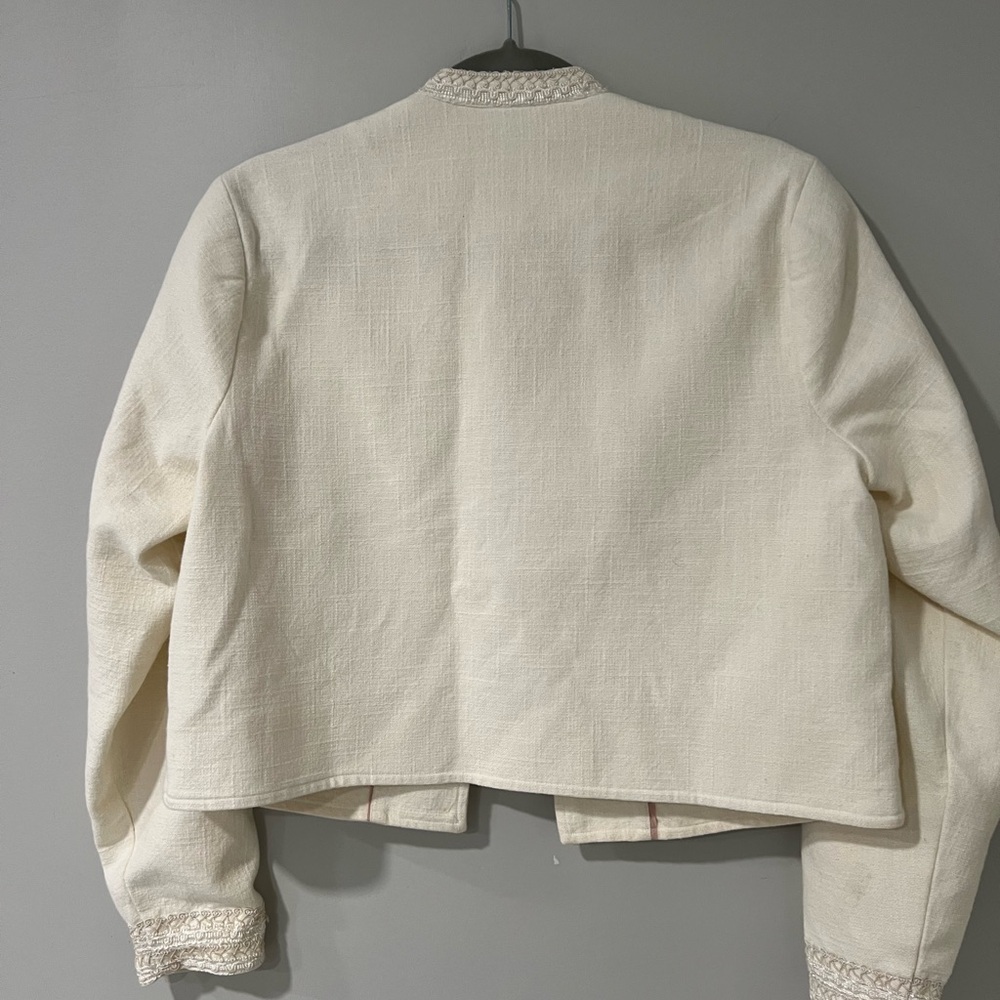 Boden Cropped Cotton Jacket 8 - Picture 9 of 9